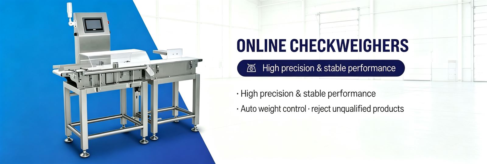 Online Automatic Checkweigher with Reject System