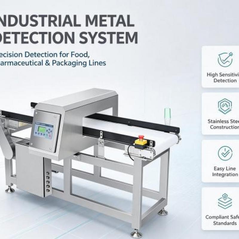 2026 New Generation Smart Metal Detector Launched: Multi-Frequency Synchronous Detection Technology Sets New Standard for Industrial Production Line Safety