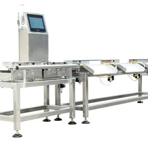 Multistage weighing and sorting machine