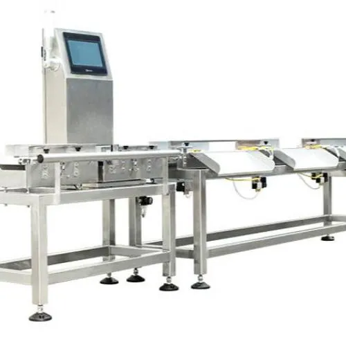 Multistage weighing and sorting machine